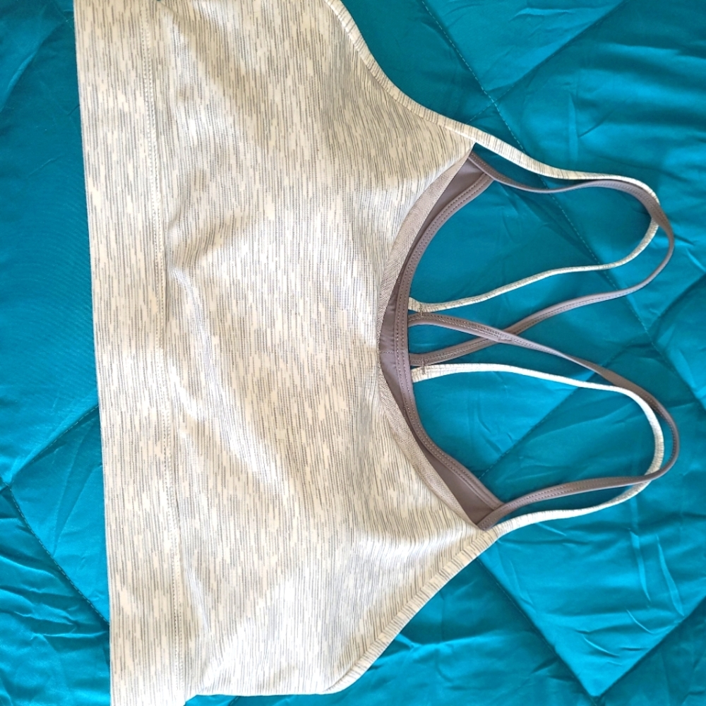 Zyia Grey Strappy Luxe Bra Size XXL